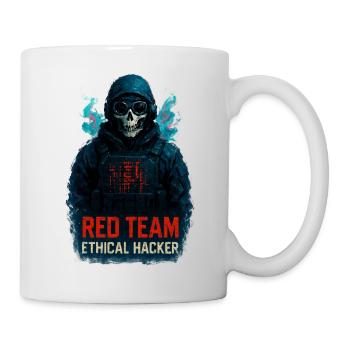 RED TEAM Ethischer Hacker - Tasse - Weiß - Rechts