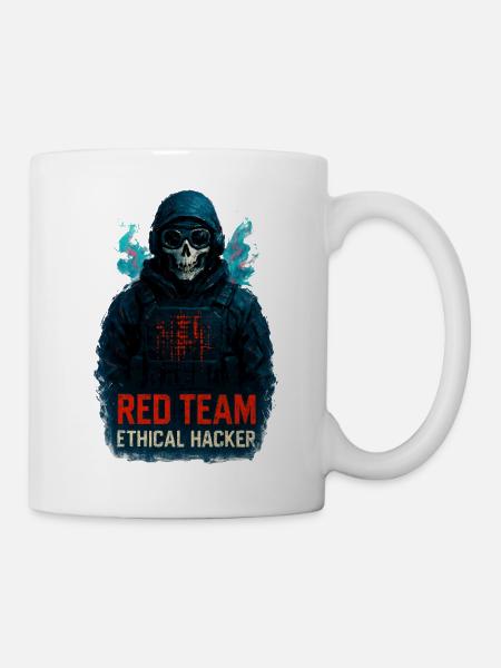 RED TEAM Ethischer Hacker - Tasse - Weiß