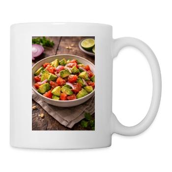 Avocado Tomato Salad - Mug - white - Right