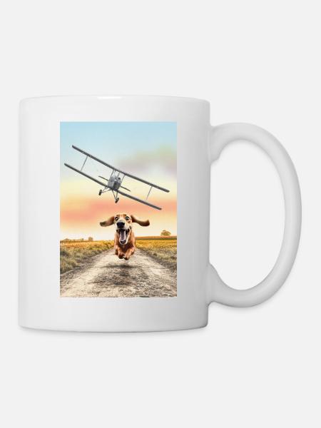 North by Northwest - Dog Edition - Mug - white