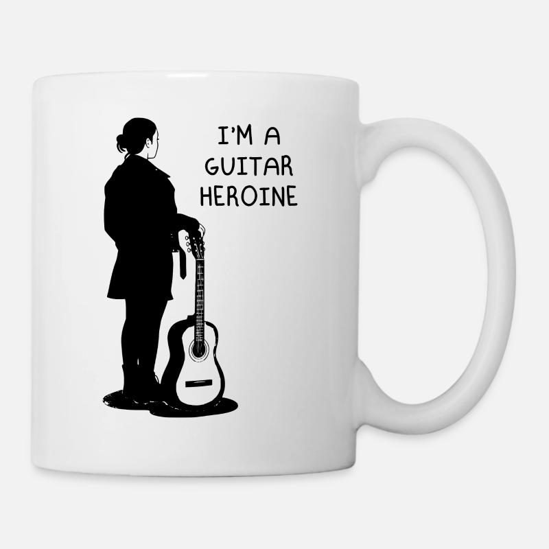Ich bin eine Gitarrenheldin - Tasse - Weiß