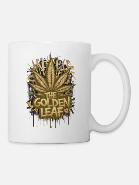 The Golden Leaf - Tasse - Weiß