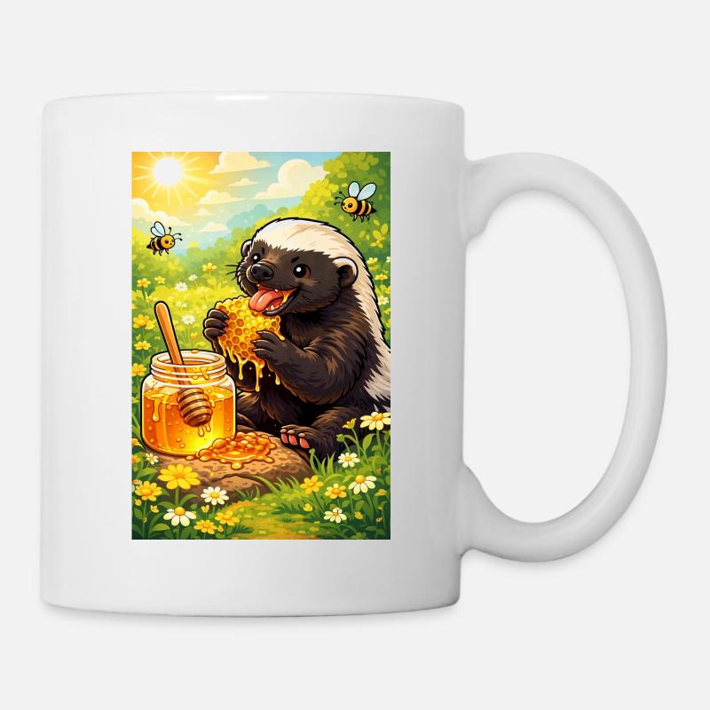 Honeybager - Mug blanc - blanc