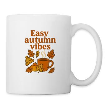 Leichte Herbststimmung Kaffeetasse - Tasse - Weiß - Rechts