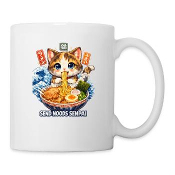 Kawaii Cats Ramen Noodles Senpai - Mug - white - Right