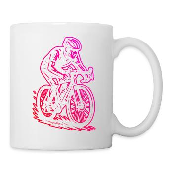 Super cadeau pour vélo de route - Mug blanc - blanc - Droite