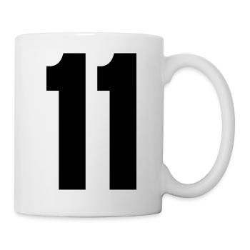 11 numbers - Mug - white - Right
