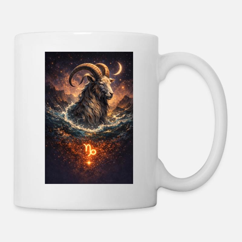 Capricorne - Mug blanc - blanc