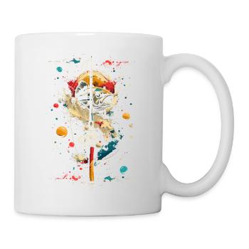 Pêche - Mug blanc - blanc - Droite