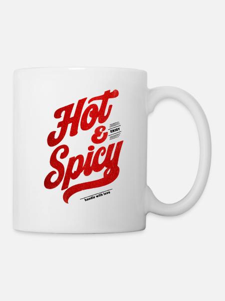 Hot & Spicy - Tasse - Weiß