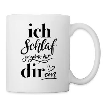 Love. I love to fall asleep with you. - Mug - white - Right