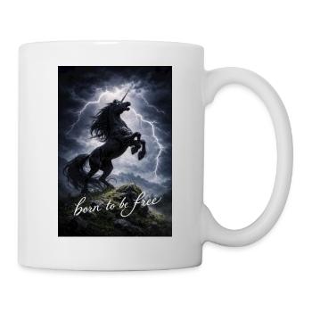 Unicorn in the Storm Freedom Spirit - Mug - white - Right