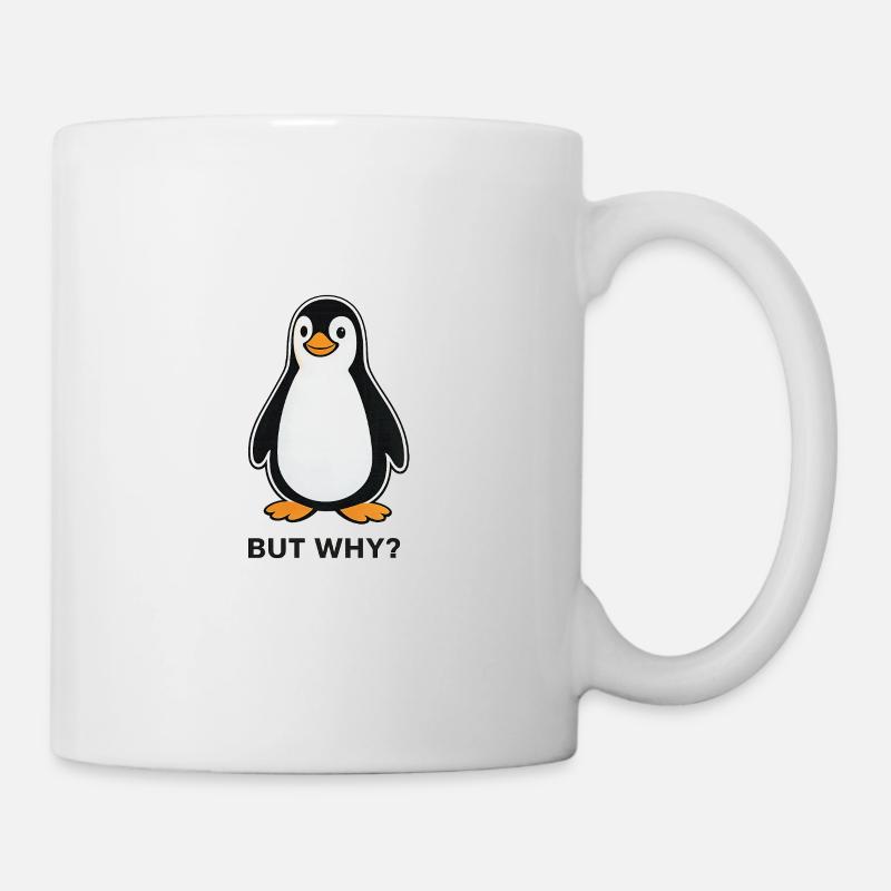 Penguin But Why meme - Mug - white