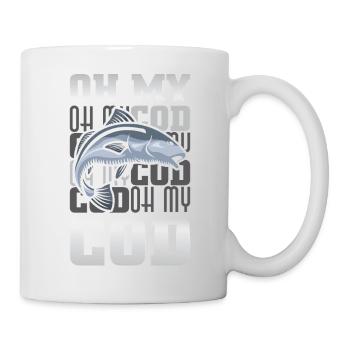 Angler Fisherman Petri Disciple Saying Fishing Funny - Mug - white - Right
