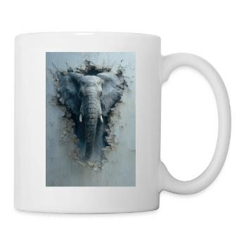 Elephant Breakthrough - Mug - white - Right