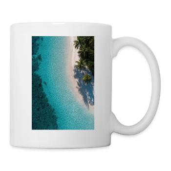 Turquoise Tide Palms - Mug - white - Right