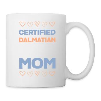 Certified Dalmatian mom - Mug - white - Right