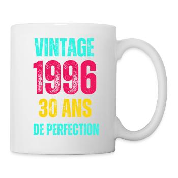 Vintage 1996: 30 Ans de Perfection - Mug blanc - blanc - Droite