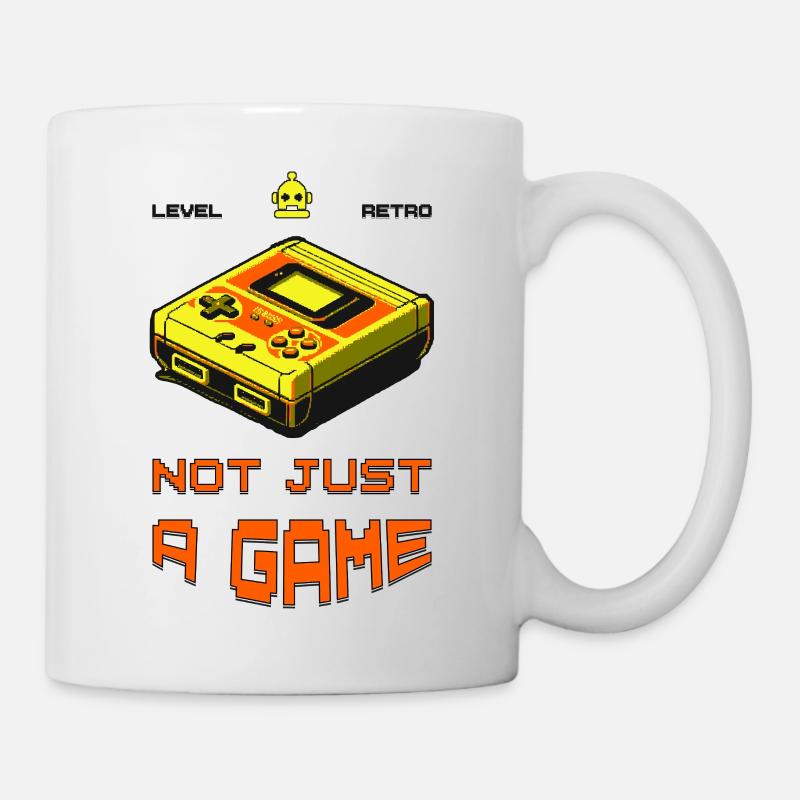 Retro Not Just A Game - Tasse - Weiß