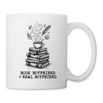 "Buchheld > Echter Freund" ! - Tasse - Weiß - Rechts