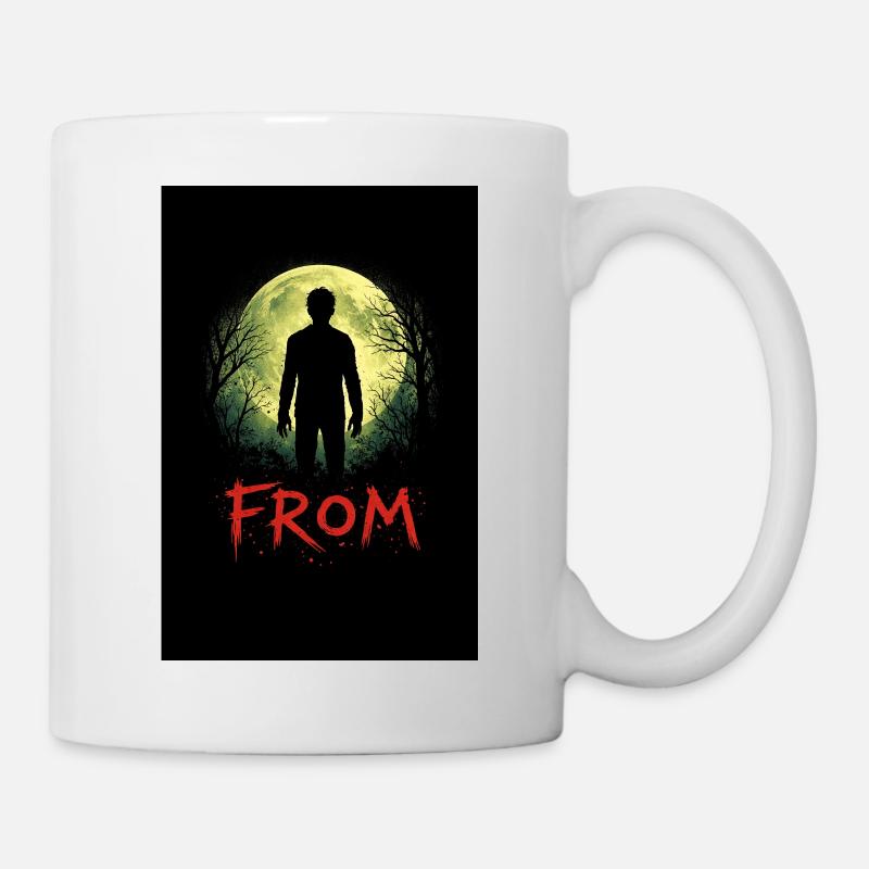 Ombre au clair de lune - Mug blanc - blanc