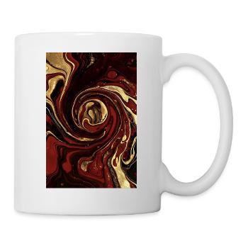 Abstract Germany Fluid Art Part 1. - Mug - white - Right