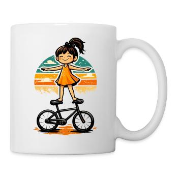 Cyclisme artistique, Cyclisme artistique, Cyclisme en salle, Fille - Mug blanc - blanc - Droite