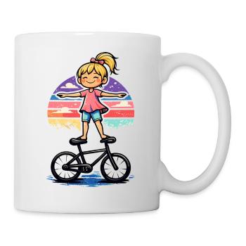Cyclisme artistique, Cyclisme artistique, Cyclisme en salle, Fille - Mug blanc - blanc - Droite