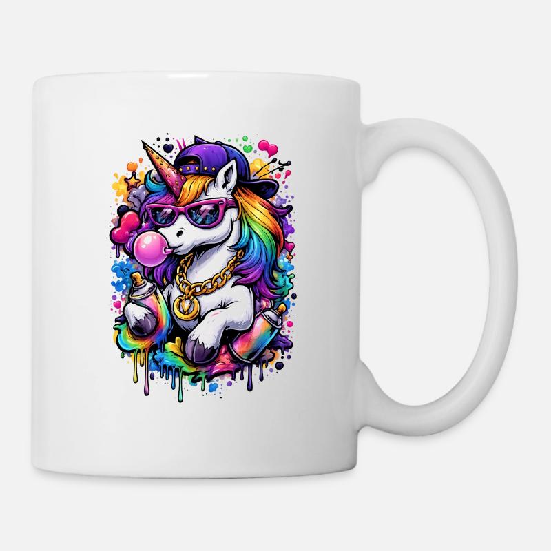 Licorne Pop Art - Mug blanc - blanc
