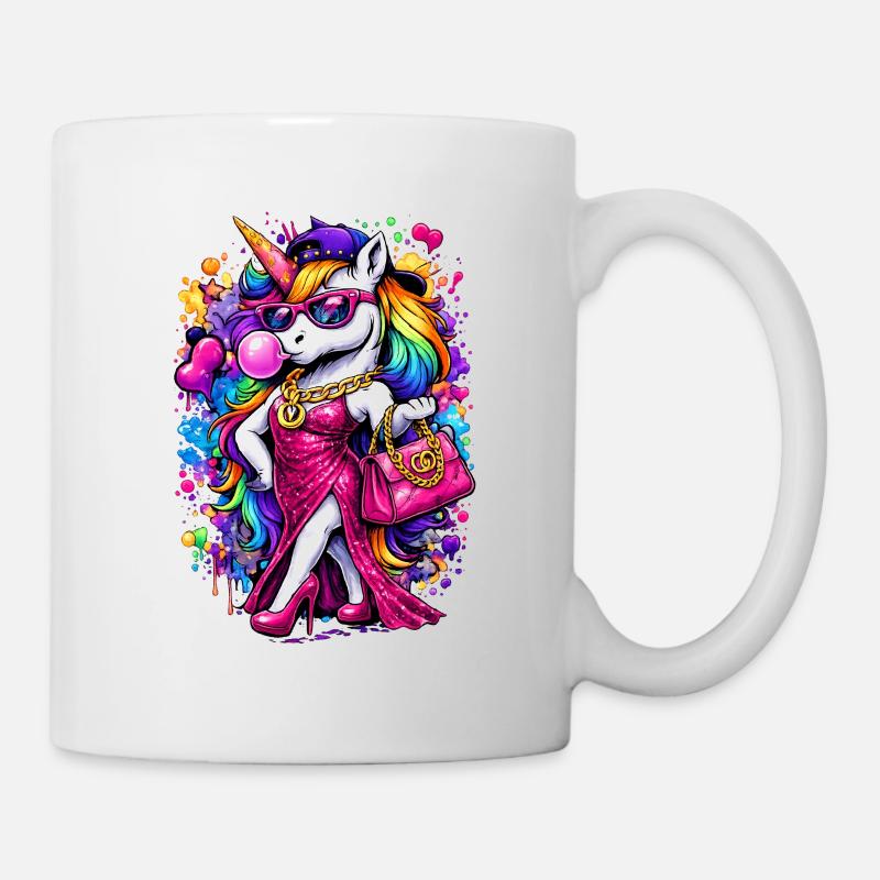 Glamicorn - Tasse - Weiß