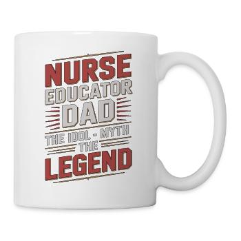 Éducateur infirmier Papa L’idole L’instructeur infirmier - Mug blanc - blanc - Droite