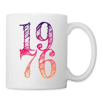 Millésime 1976 - Mug blanc - blanc - Droite