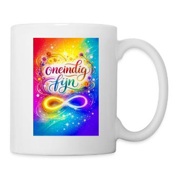 Infinitely fine colorful design - Mug - white - Right