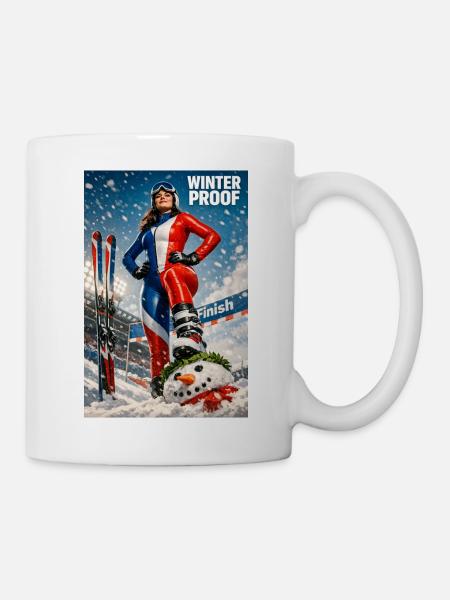 winter-sport-ski-fr - Mug - white
