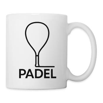 Padel racket - Padeliste - Mug - white - Right