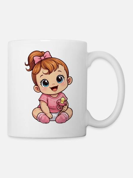 Baby Girl - Tasse - Weiß