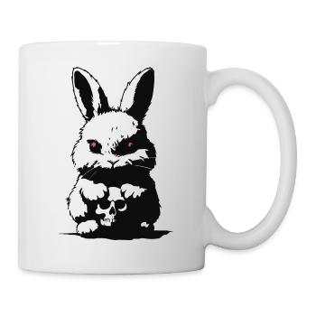 Grumpy bunny - Tasse - Weiß - Rechts