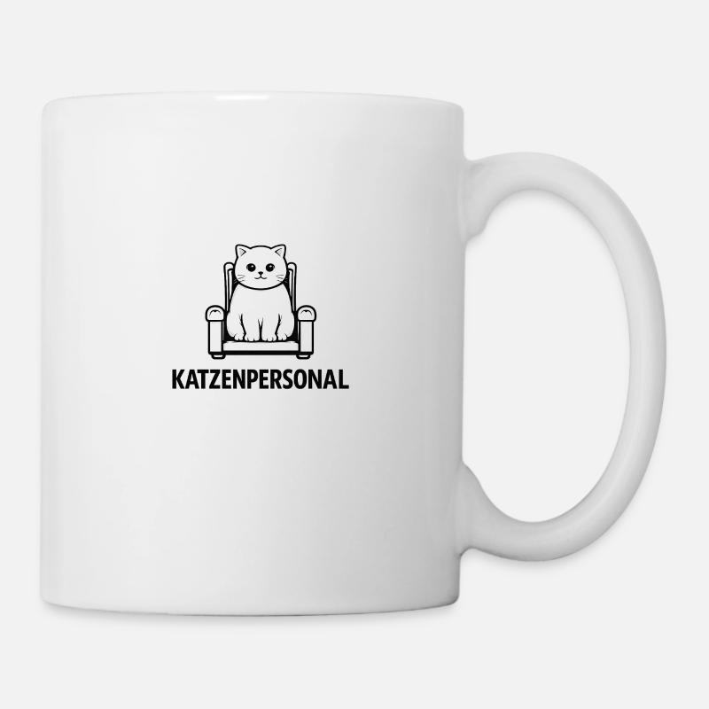 Offizielles Katzenpersonal - Tasse - Weiß