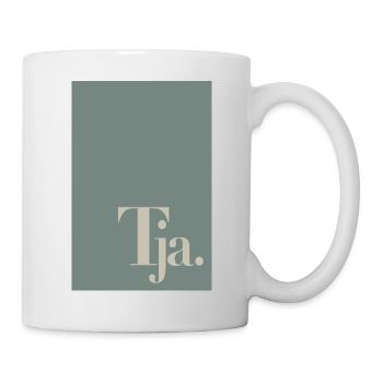Affiche minimaliste avec illustration « Well » - Mug blanc - blanc - Droite