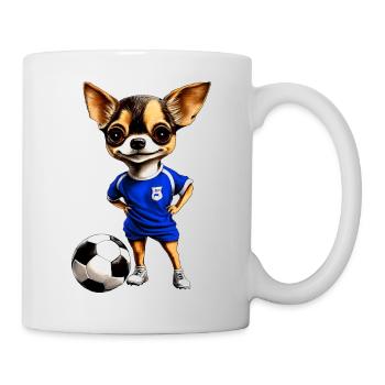 Chihuahua Football Dog - Mug blanc - blanc - Droite