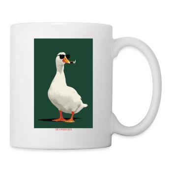 Duck with Cigar and Sunglasses - Mug - white - Right
