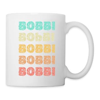 Name Bobbi - Tasse - Weiß - Rechts