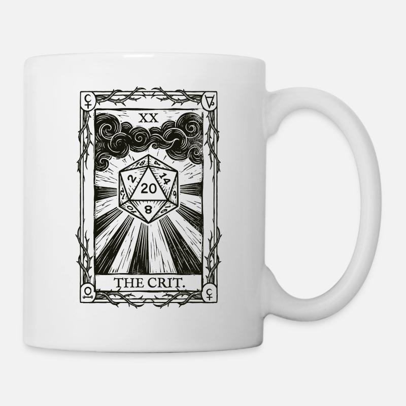Real Role Player Lucky Dice Tarot - Mug blanc - blanc