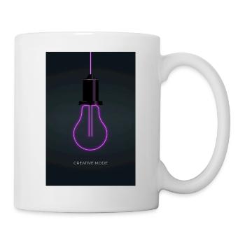 Affiche Créative de Mode Néon - Mug blanc - blanc - Droite