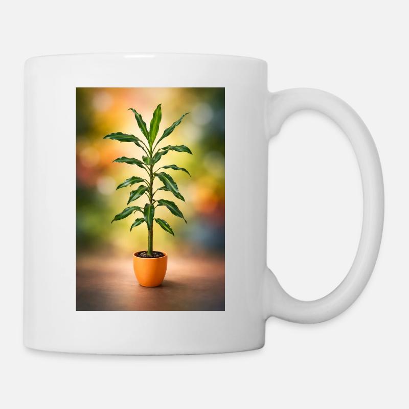 GrünerTopfbaum Eleganz - Tasse - Weiß