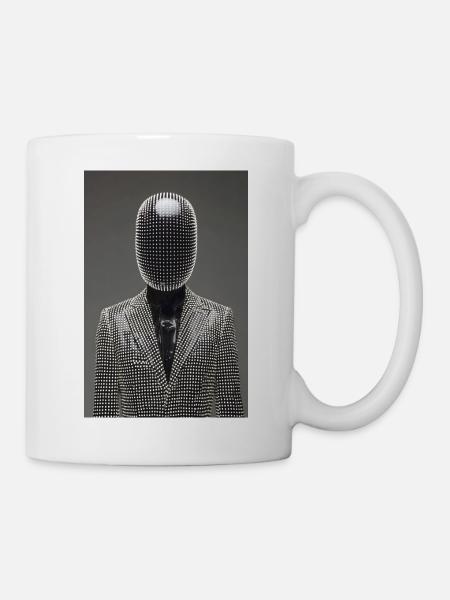 Dotgrid LED-Anzug - Tasse - Weiß