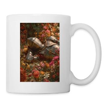 Blumenritter in Blühe - Tasse - Weiß - Rechts