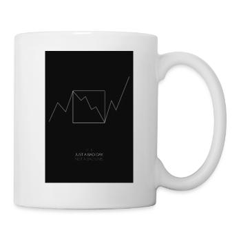Juste une mauvaise journée, pas une mauvaise vie - Mug blanc - blanc - Droite