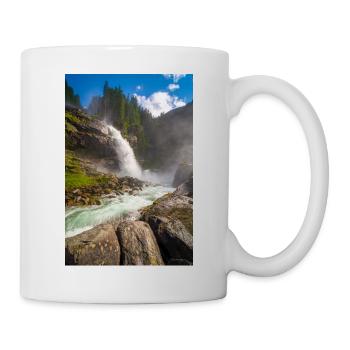 Krimmler Wasserfälle - Tasse - Weiß - Rechts