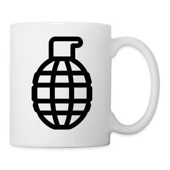 grenade - Mug blanc - blanc - Droite